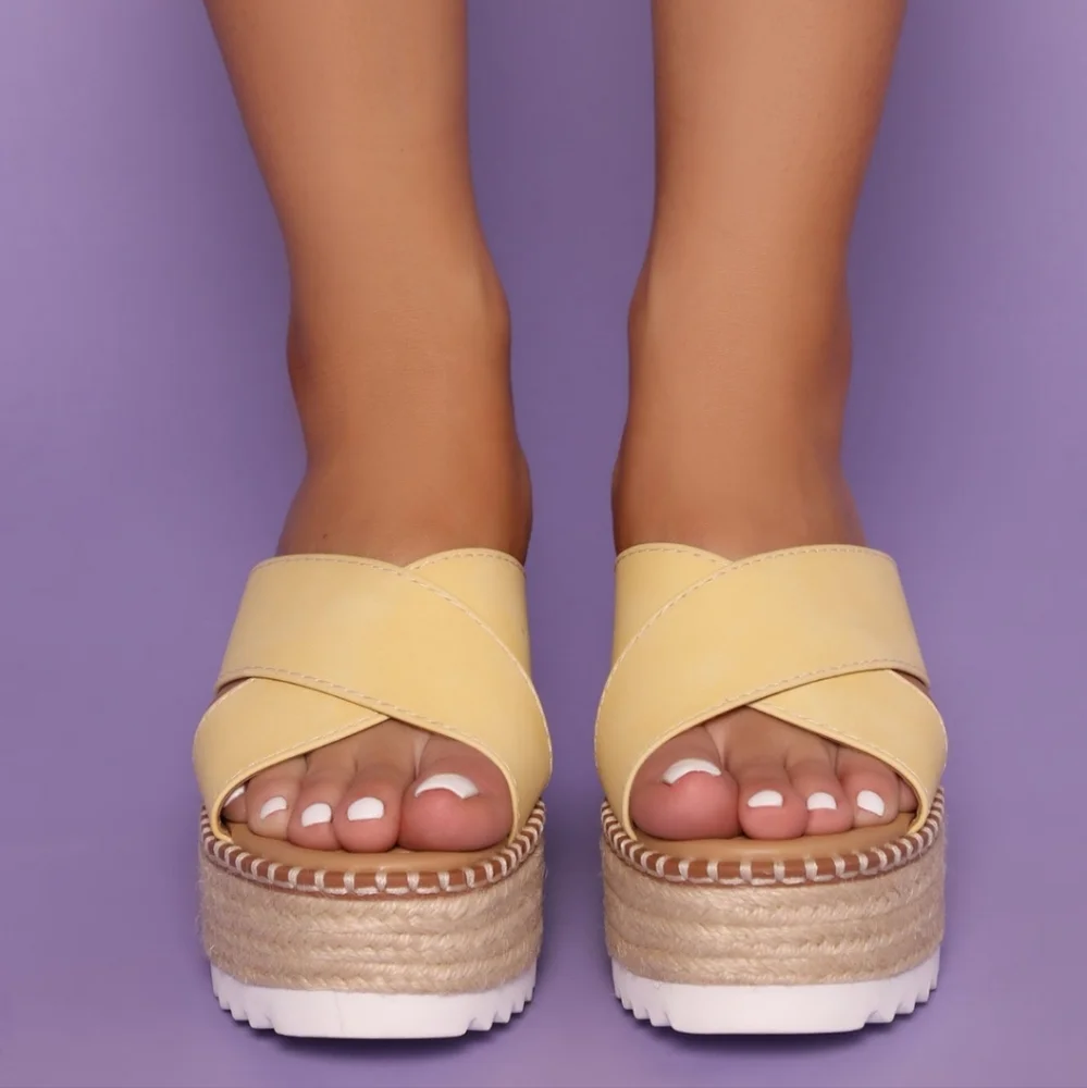 Fashion Nova Wedge Sandals